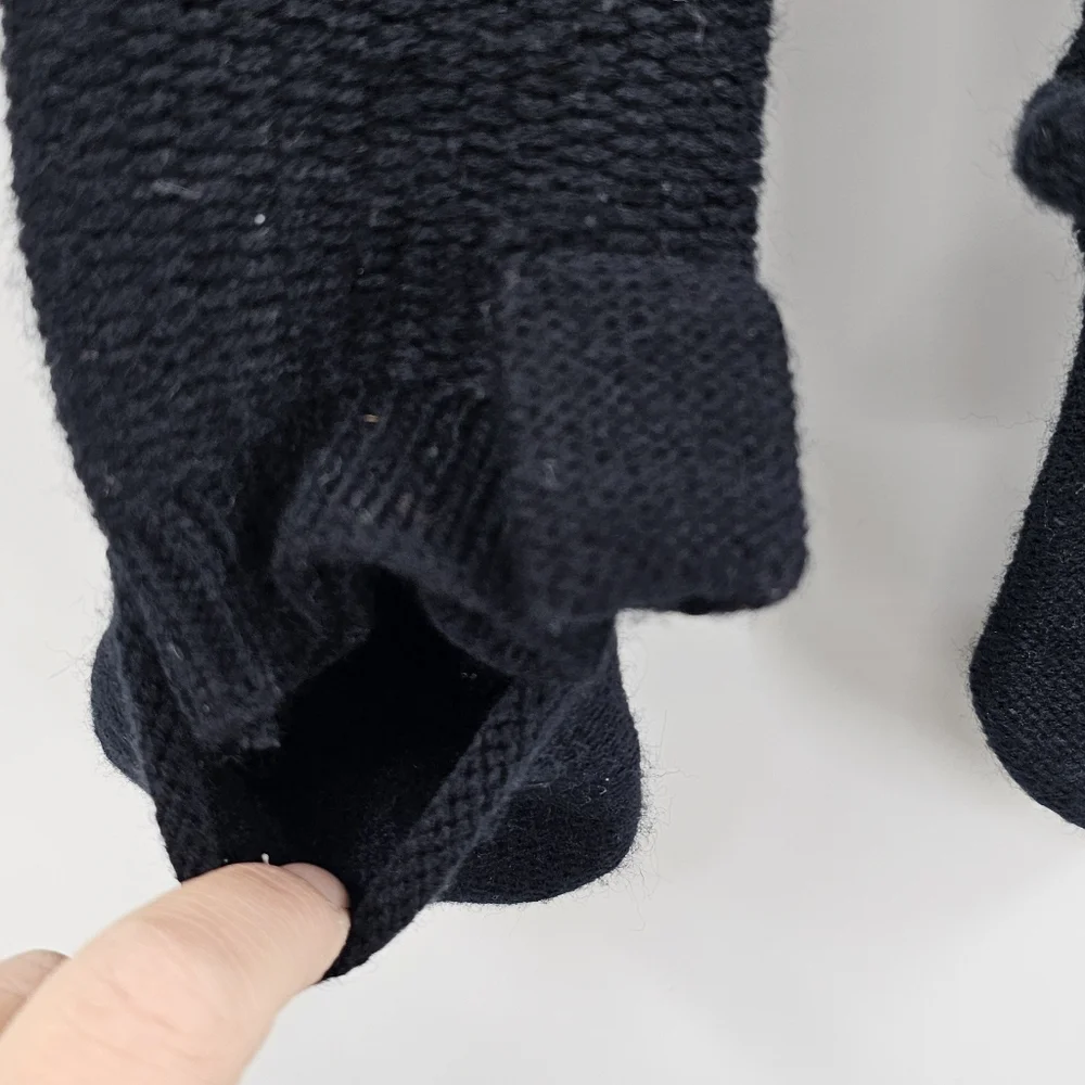 Pistil Black Mittens